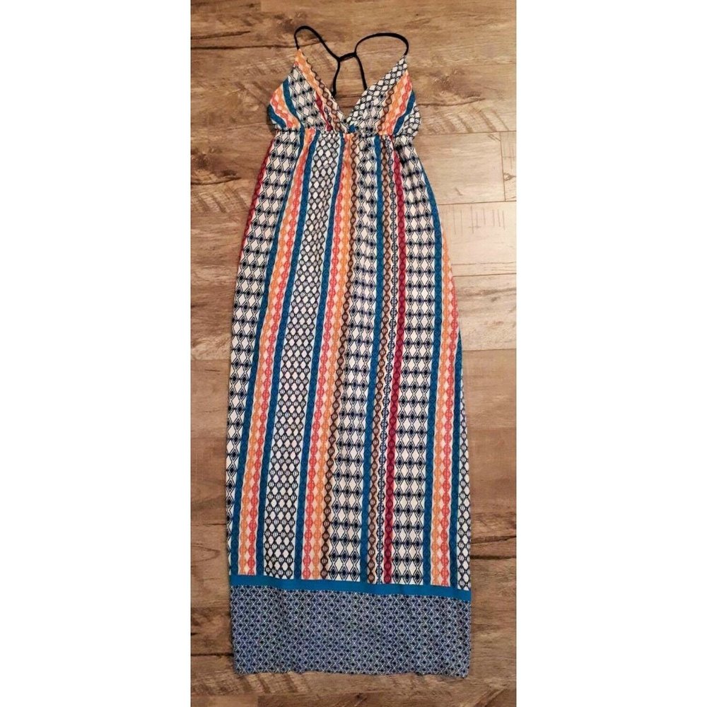 LUSH Strappy Long Maxi Dress Multicolor ( S )